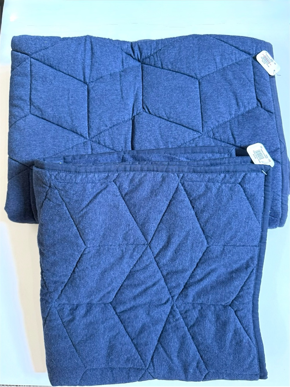 POTTERY BARN KIDS navy blue Euro Sham & Quilt NEW